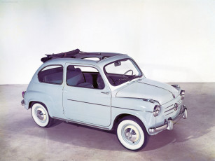 Картинка fiat 600 1955 автомобили