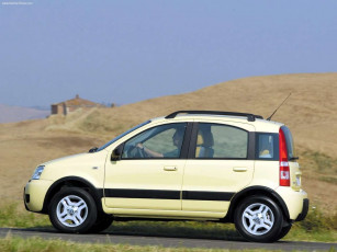 Картинка fiat panda 4x4 2004 автомобили