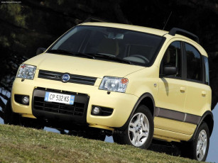 Картинка fiat panda 4x4 2004 автомобили