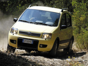 Картинка fiat panda 4x4 2004 автомобили