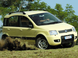 Картинка fiat panda 4x4 2004 автомобили