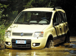 Картинка fiat panda 4x4 2004 автомобили