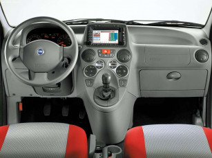 Картинка fiat panda 4x4 2004 автомобили интерьеры