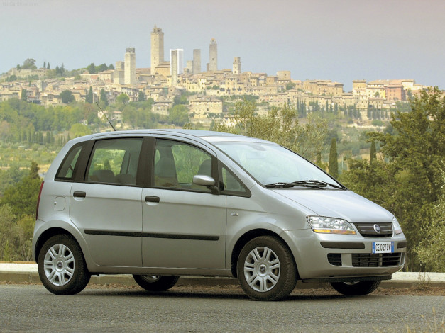 Обои картинки фото fiat, idea, 2003, автомобили
