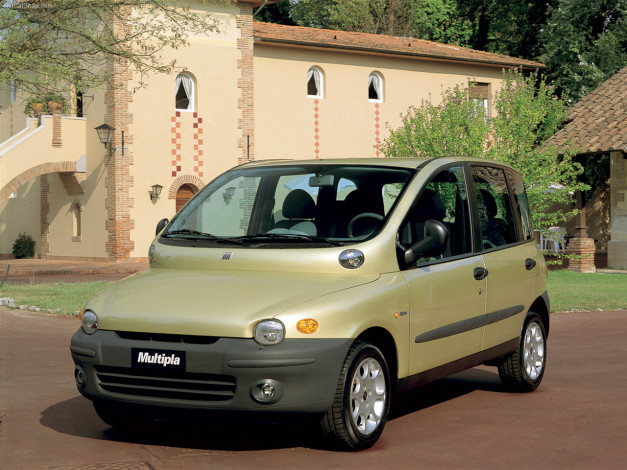 Обои картинки фото fiat, multipla, 2002, автомобили