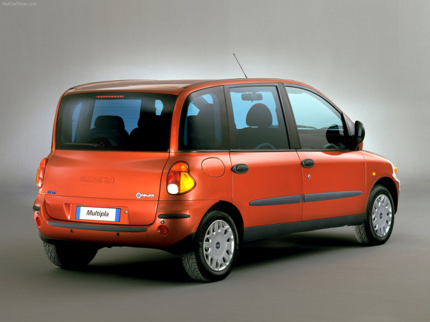 Обои картинки фото fiat, multipla, 2002, автомобили