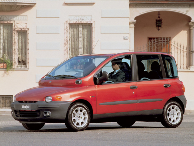 Обои картинки фото fiat, multipla, 2002, автомобили