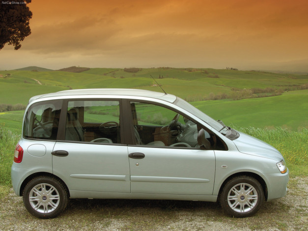 Обои картинки фото fiat, multipla, 2004, автомобили