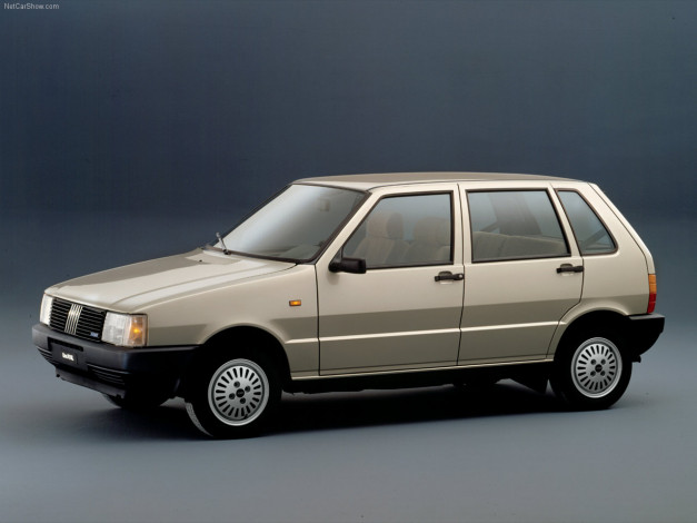 Обои картинки фото fiat, uno, 1990, автомобили