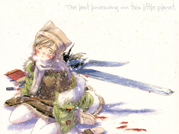 Обои картинки фото аниме, saikano