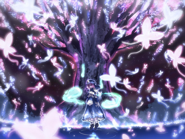 Обои картинки фото аниме, touhou