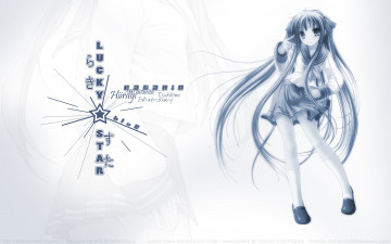 Картинка аниме lucky star