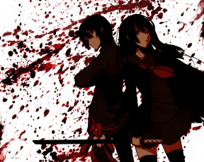 Картинка аниме weapon blood technology