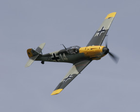 Картинка авиация лёгкие одномоторные самолёты bf-109e