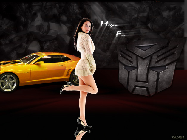 Обои картинки фото megan, fox, кино, фильмы, transformers