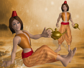 Картинка 3д графика people люди мальчики