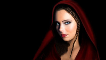 Картинка рисованные люди девушка