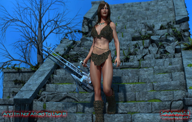 Обои картинки фото 3д, графика, fantasy, фантазия, лесница, девушка