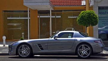 Картинка mercedes sls автомобили benz автомобиль стиль мощь скорость