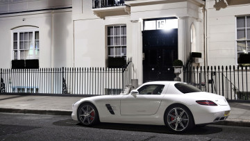 Картинка mercedes sls автомобили benz автомобиль стиль мощь скорость