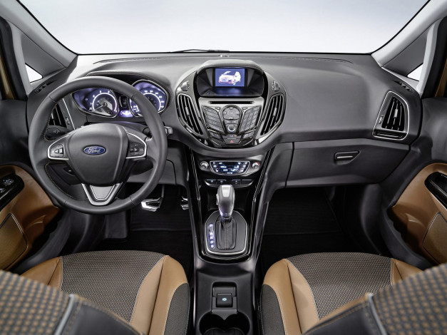 Обои картинки фото автомобили, спидометры, торпедо, ford