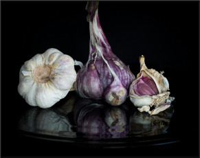 Картинка еда Чеснок чеснок головки