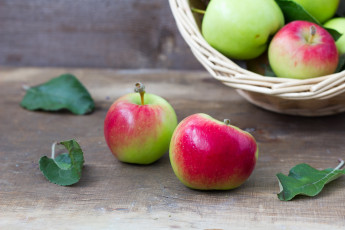 Картинка еда Яблоки плоды