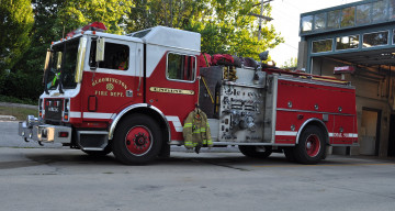 Картинка mack автомобили пожарные+машины тяжелые грузовики trucks inc сша