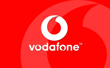 обоя бренды, vodafone, надпись