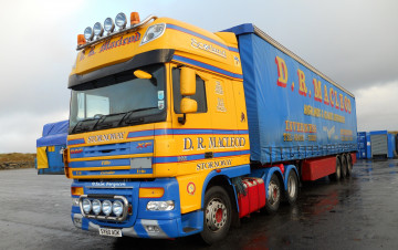 Картинка daf автомобили автобусы шасси седельные тягачи trucks nv нидерланды