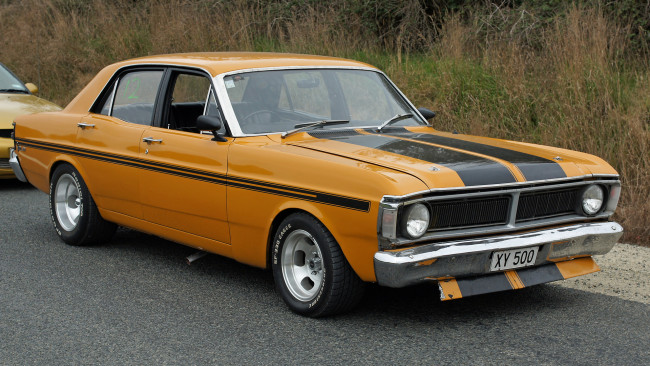 Обои картинки фото 1972 ford falcon xy, автомобили, выставки и уличные фото, ford, motor, company, коммерческие, легковые, сша