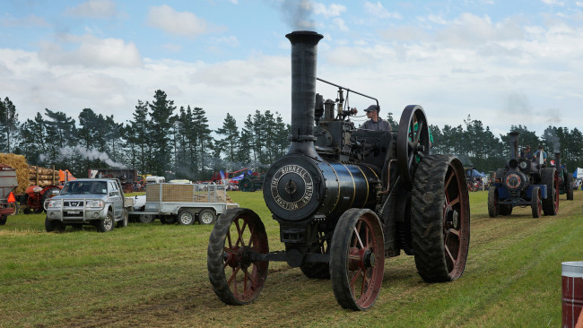 Обои картинки фото техника, тракторы, колесный, трактор, паровой