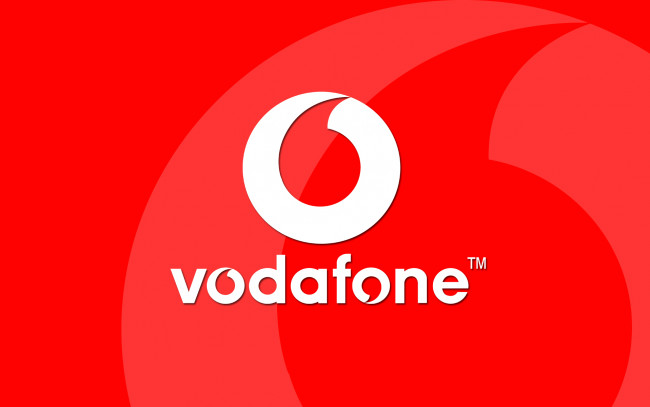 Обои картинки фото бренды, vodafone, надпись