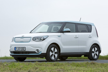 обоя автомобили, kia, soul, ev, eu-spec, 2014г, светлый