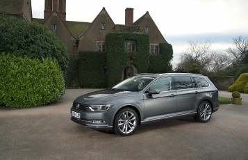 обоя автомобили, volkswagen, estate, passat, серый, 2015г, gt, b8
