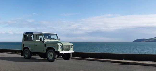 Обои картинки фото автомобили, land-rover, 2015г, heritage, defender, 90, land, rover