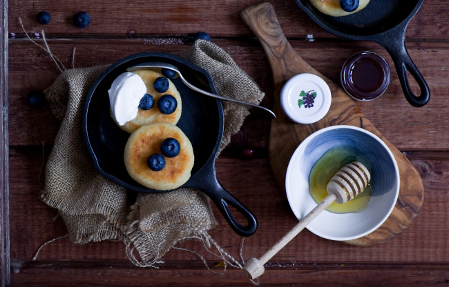 Обои картинки фото еда, блины,  оладьи, сырники