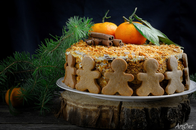 Обои картинки фото праздничные, угощения, торт