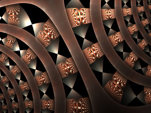 Картинка 3д+графика фракталы+ fractal цвета фон узор