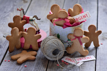 Картинка еда пирожные +кексы +печенье новый год рождество человечики печенье