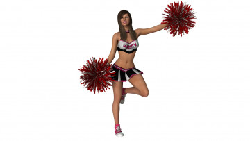 Картинка 3д+графика люди+ people фон взгляд девушка