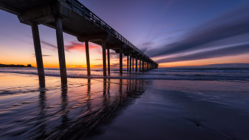 Картинка природа побережье закат