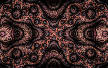 Картинка 3д+графика фракталы+ fractal цвета фон узор