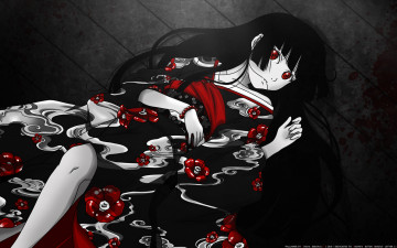 Картинка аниме jigoku+shoujo jigoku shoujo enma ai