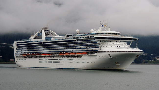 Обои картинки фото grand princess, корабли, лайнеры, круизный, лайнер