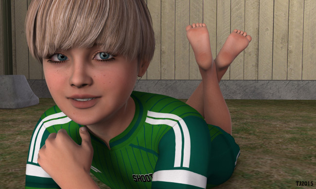 Обои картинки фото 3д графика, люди , people, взгляд, девушка, фон