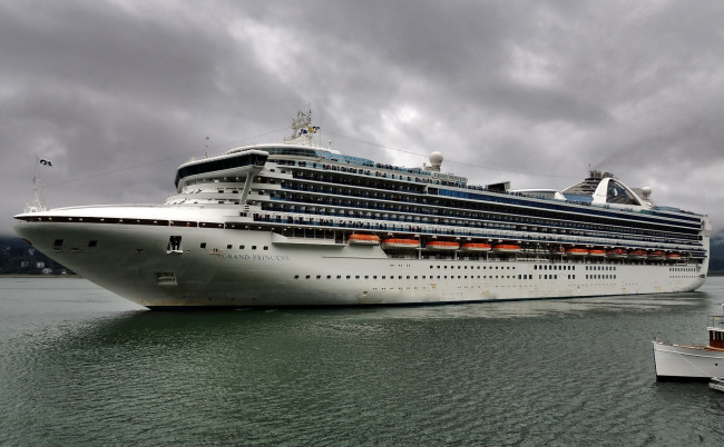 Обои картинки фото grand princess, корабли, лайнеры, круизный, лайнер