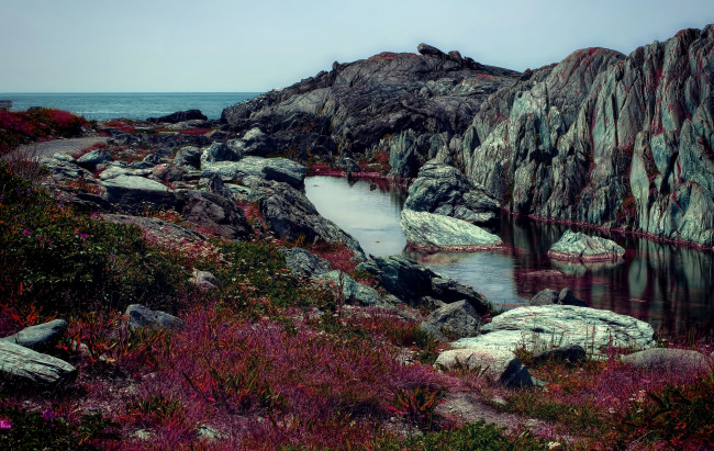 Обои картинки фото природа, побережье, океан, скалы