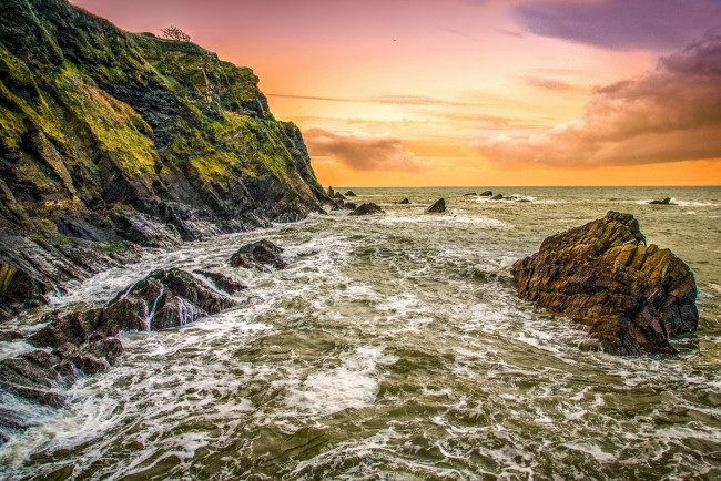 Обои картинки фото природа, побережье, скалы, океан