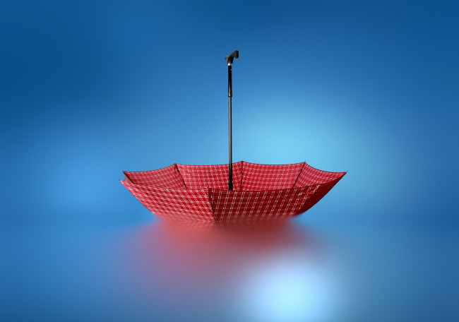 Обои картинки фото разное, сумки,  кошельки,  зонты, вода, красный, зонт